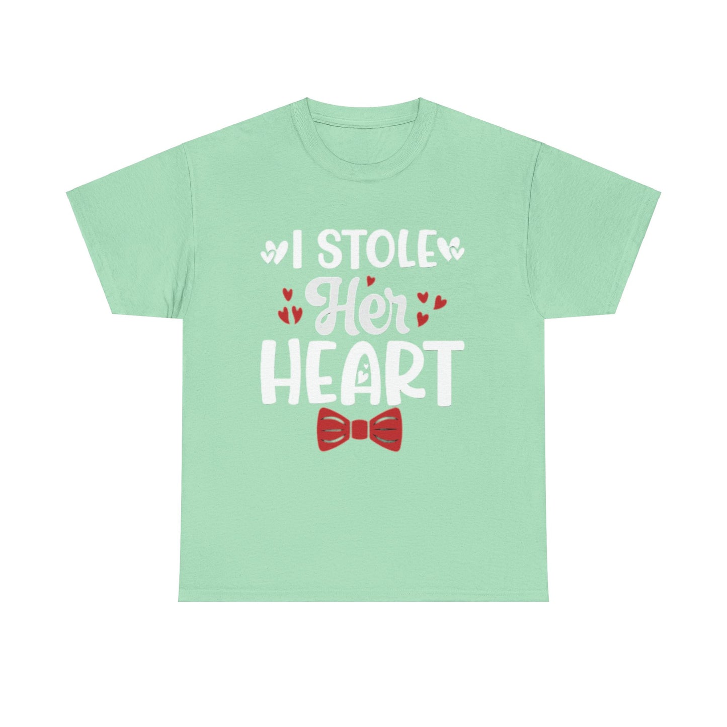 I STOLE HIS HEART/ I STOLE HER HEART Couples Tshirt 2 - Couples Fashion Wear