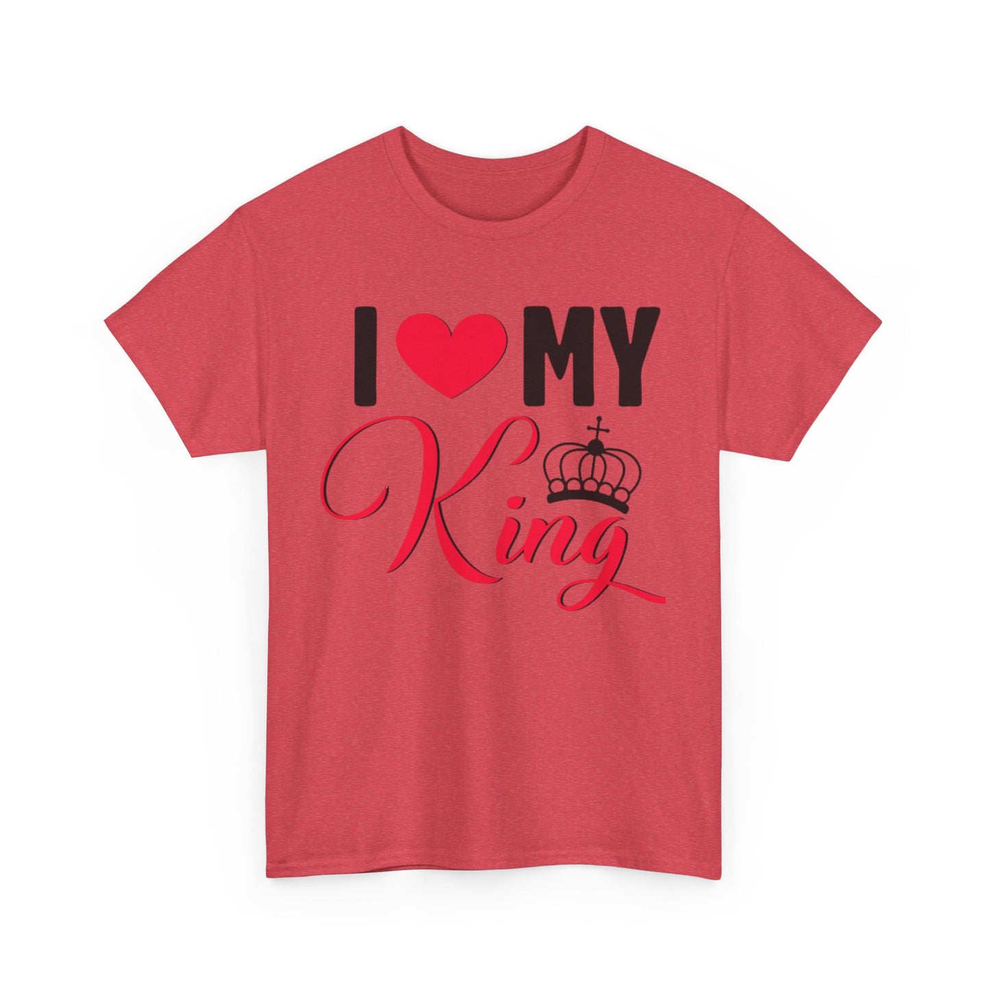 I LOVE MY KING/ I LOVE MY QUEEN Couples Tshirt 1