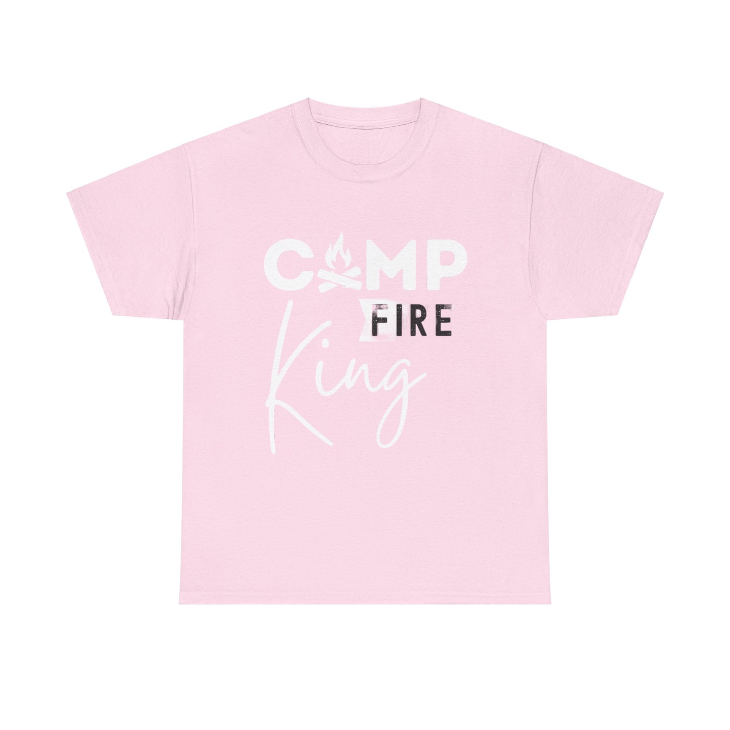 CAMP FIRE KING/ CAMP FIRE QUEEN Couples Tshirt 1