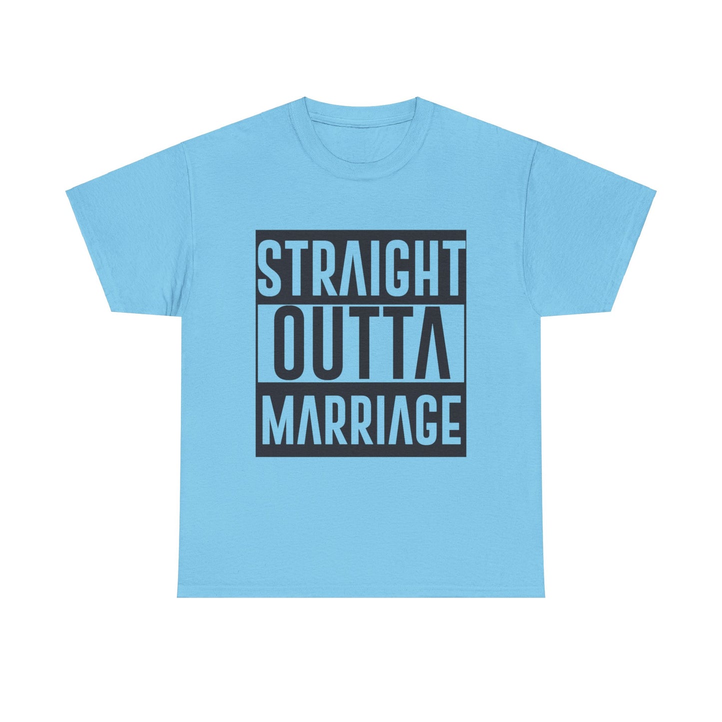 STRAIGHT OUTTA MARRIAGE Couples Tshirt 2