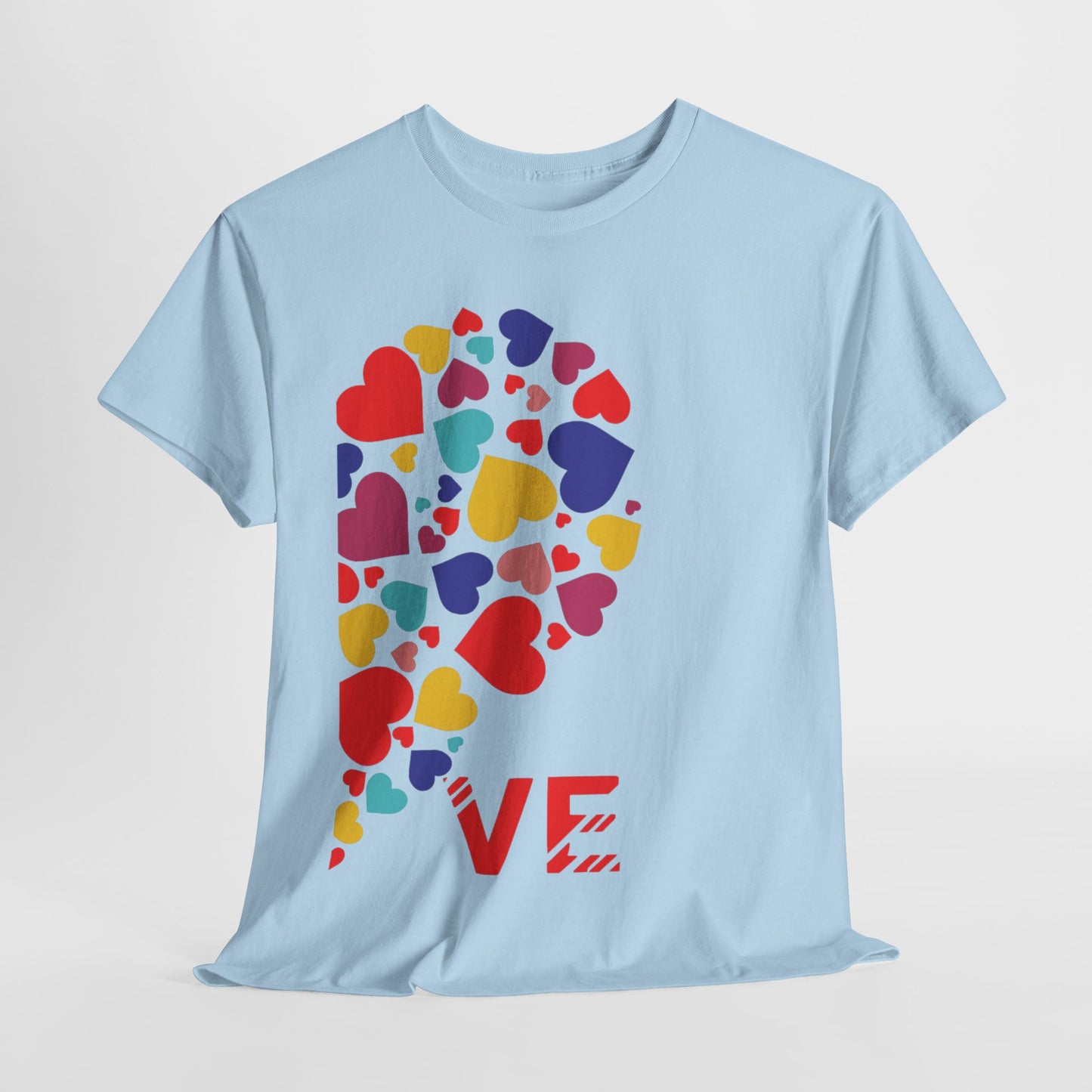 LO/VE HALF MINI HEARTS Couples Tshirt 2 - Couples Fashion Wear