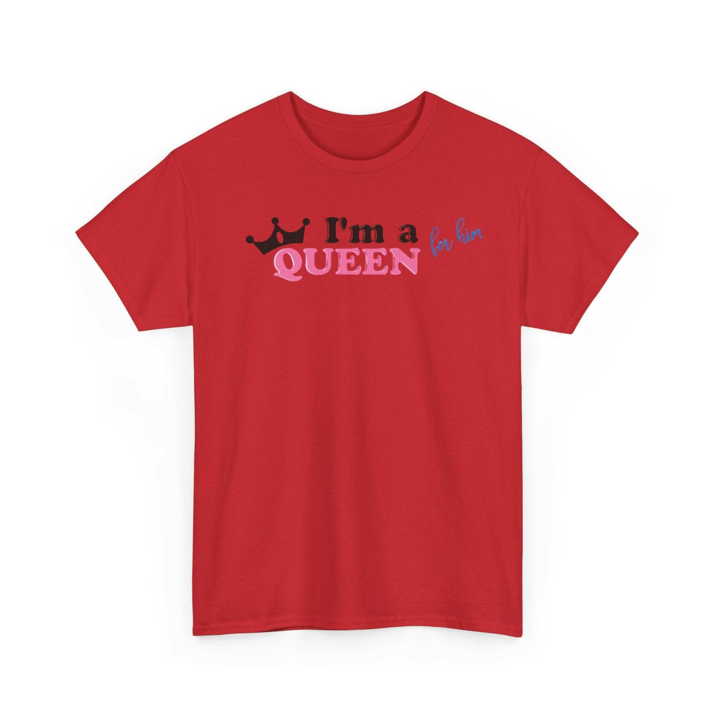 IM A KING For Her/ IM A QUEEN For Him Couples Tshirt 2 - Couples Fashion Wear Perfect for Martin Luther King Jr. Day 2025