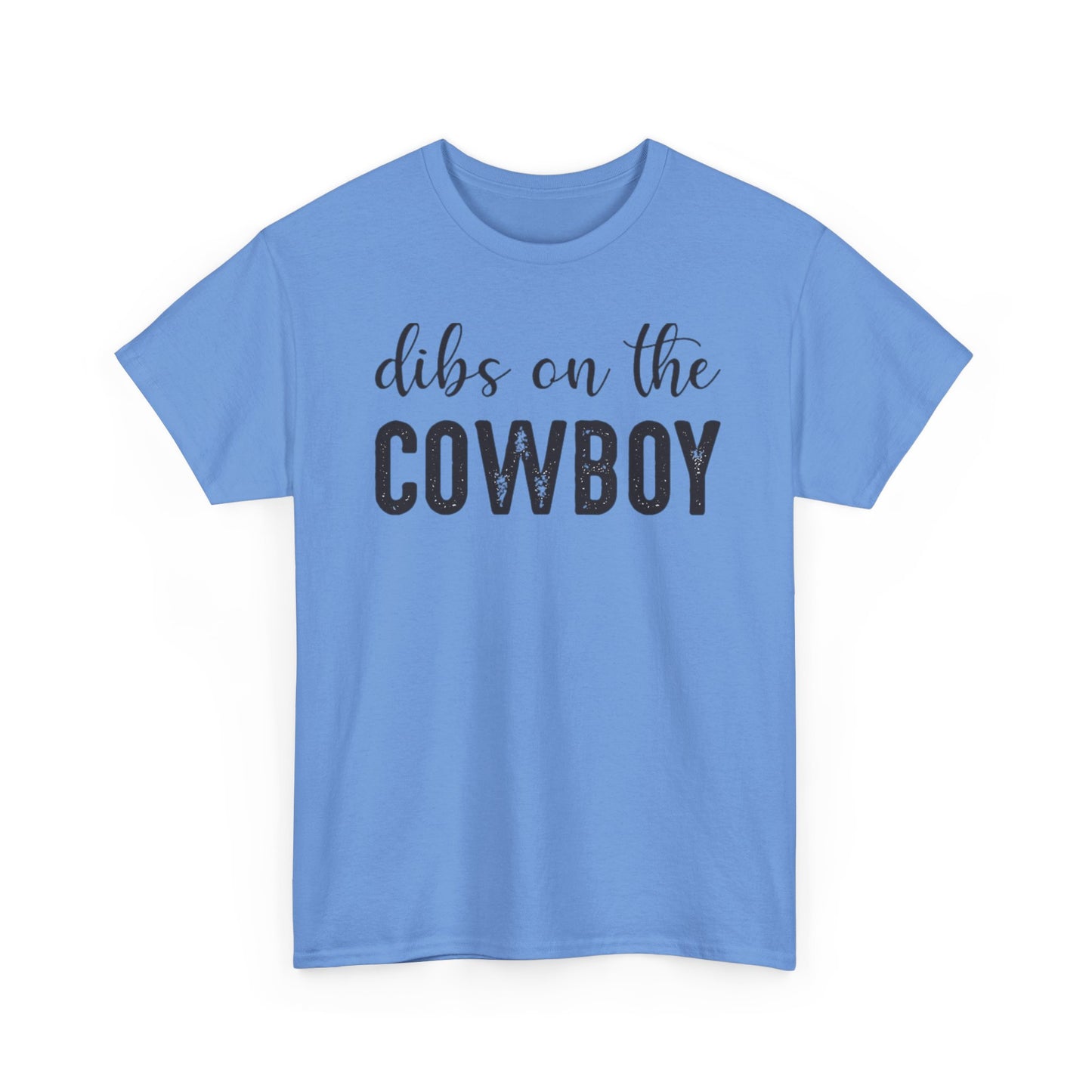 THE COWBOY/DIBS ON THE COWBOY Couples Tshirt 2 - Couples Fashion Wear