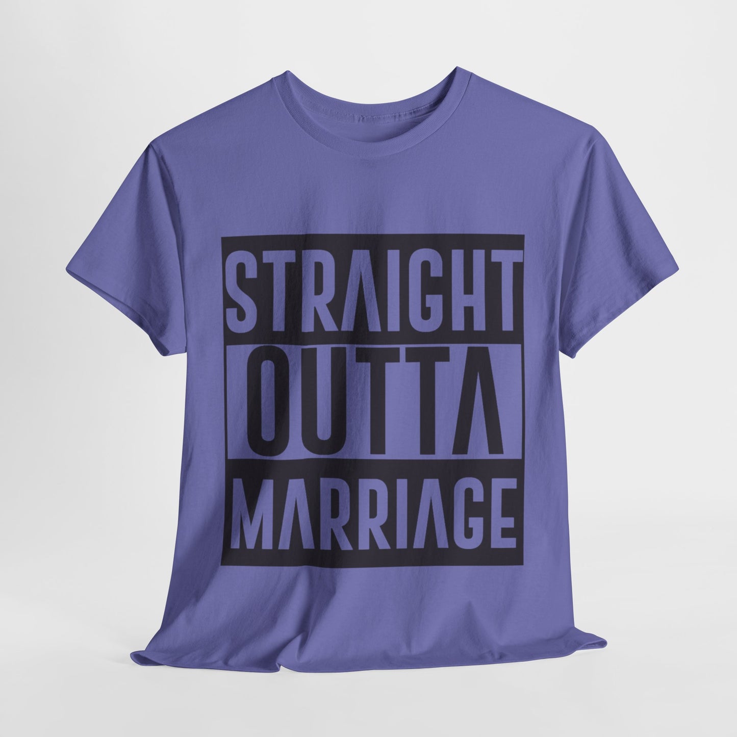 STRAIGHT OUTTA MARRIAGE Couples Tshirt 2