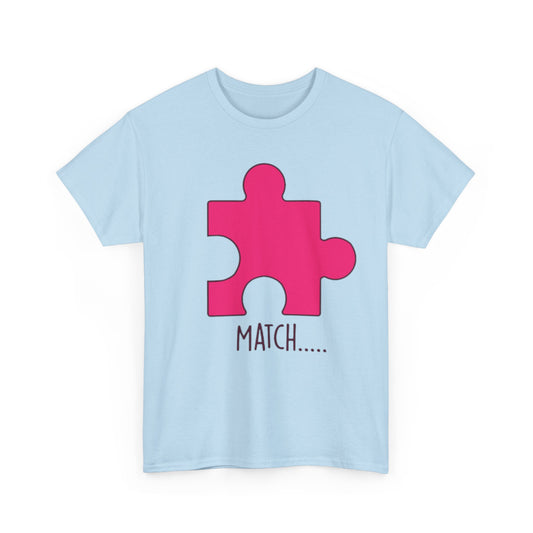 THE PERFECT/MATCH Couples Tshirt 2 - Couples Fashion Wear