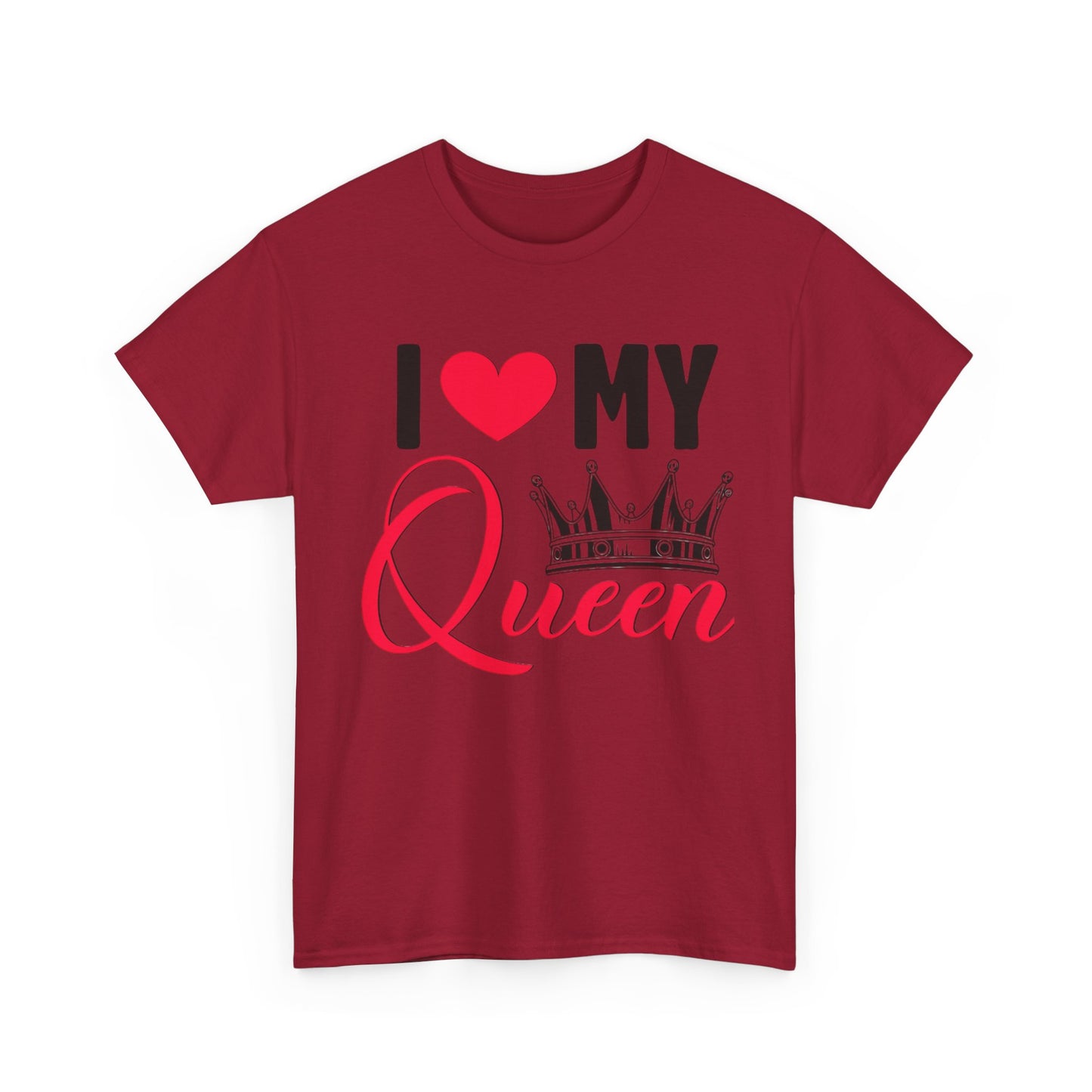 I LOVE MY KING/ I LOVE MY QUEEN Couples Tshirt 2