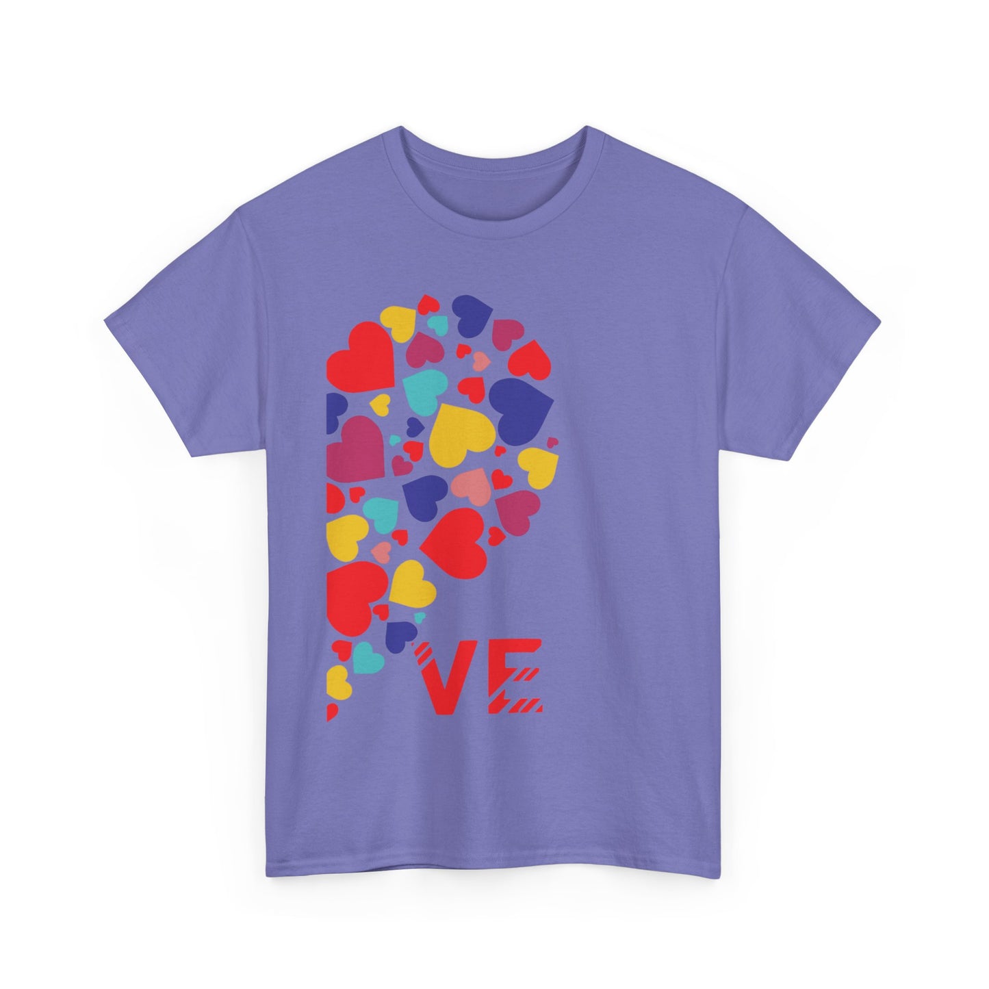 LO/VE HALF MINI HEARTS Couples Tshirt 2 - Couples Fashion Wear