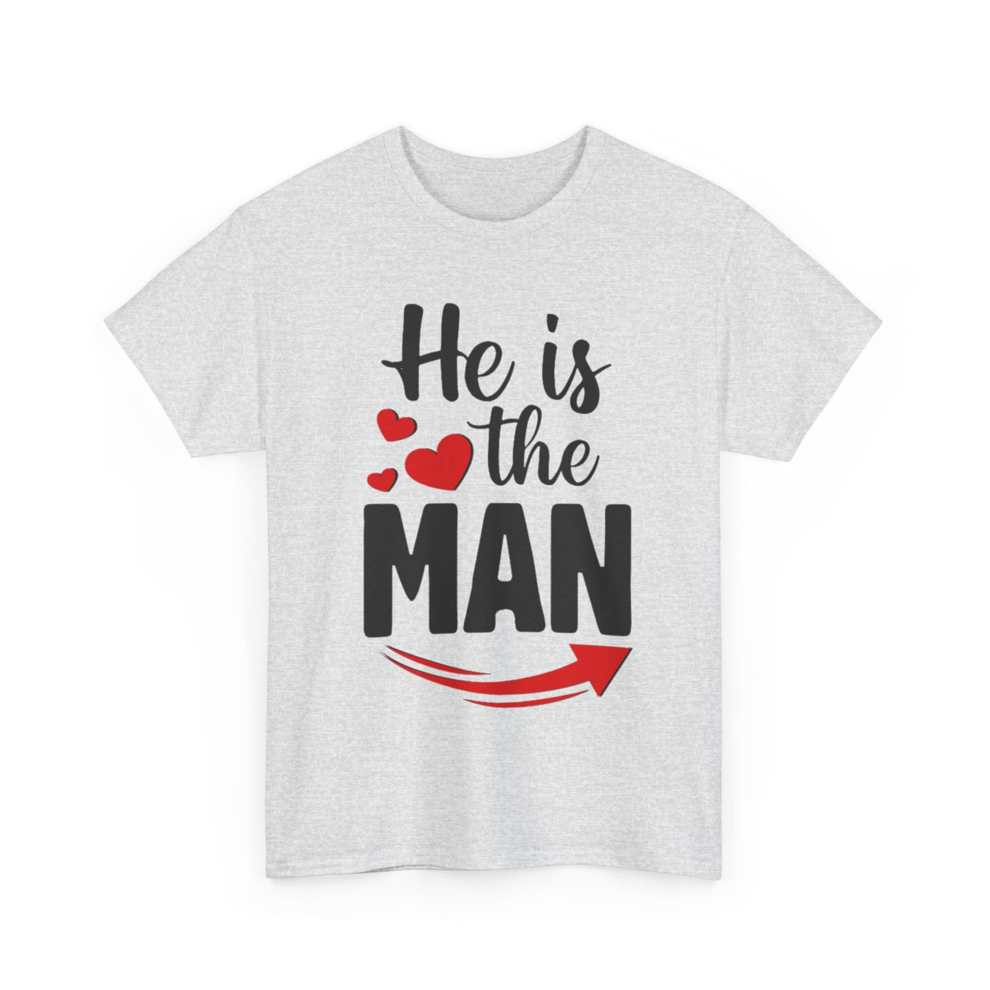 HE IS THE MAN/BUT SHE IS THE BOSS Couples Tshirt 1 - Couples Fashion Wear