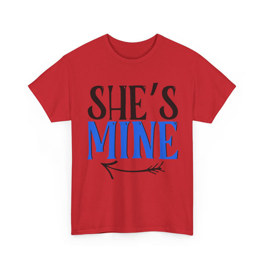 HES MINE/HE'S MINE/SHE'S MINE Couples Tshirt 1 Couples Tshirt 2 - Couples Fashion Wear