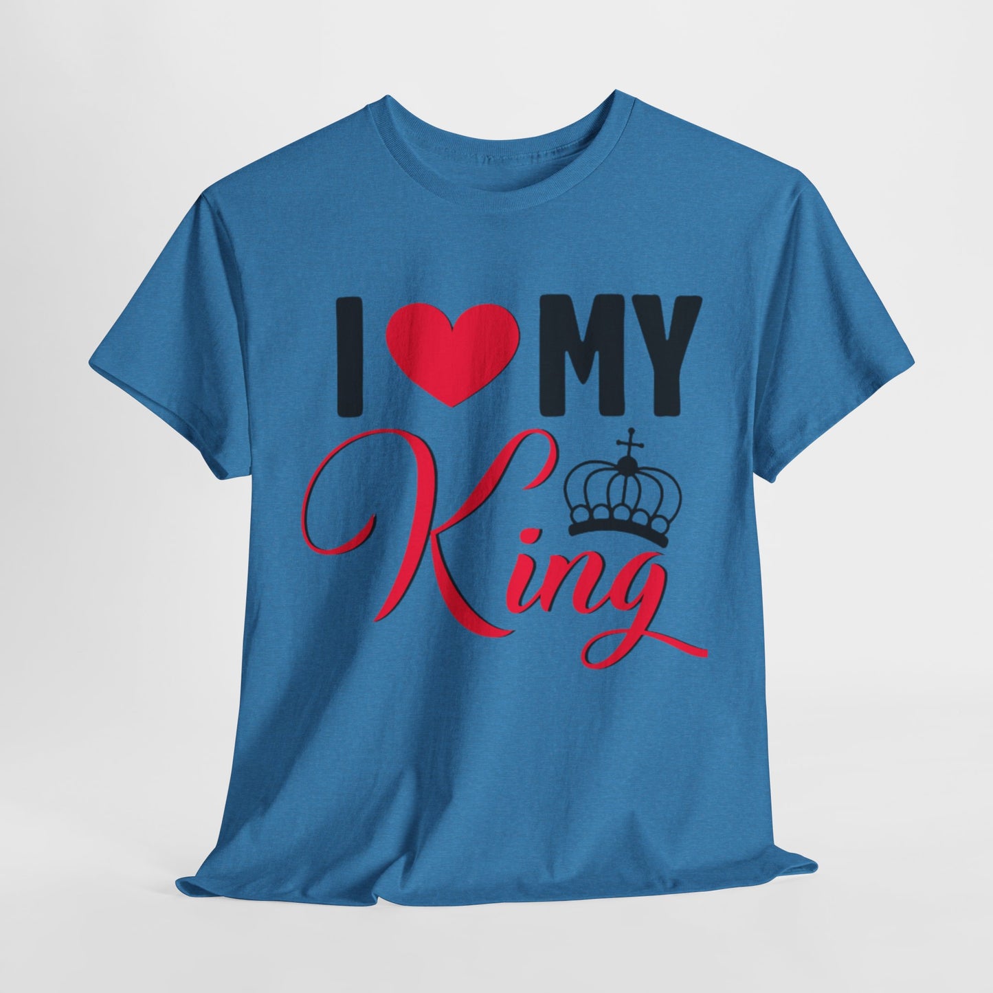 I LOVE MY KING/ I LOVE MY QUEEN Couples Tshirt 1