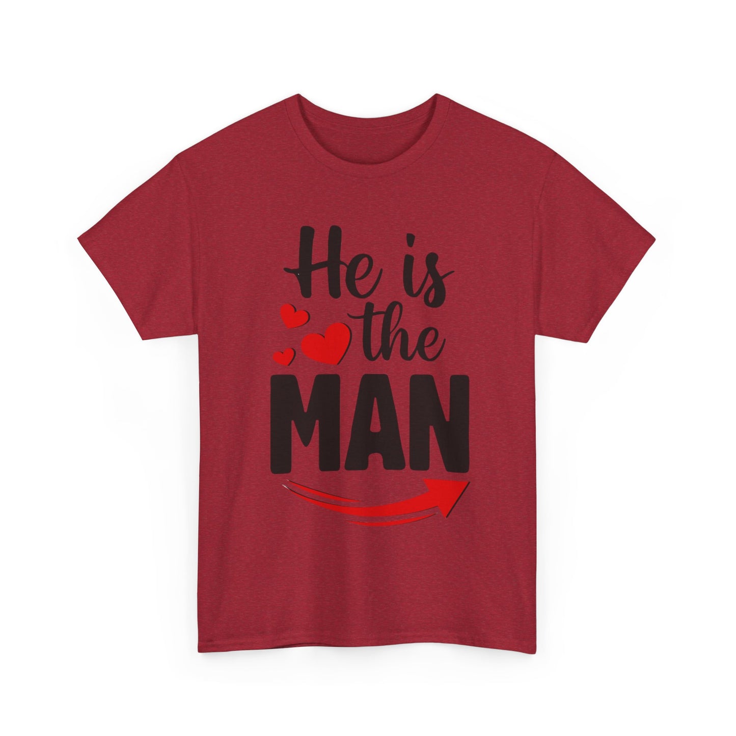 HE IS THE MAN/BUT SHE IS THE BOSS Couples Tshirt 1 - Couples Fashion Wear