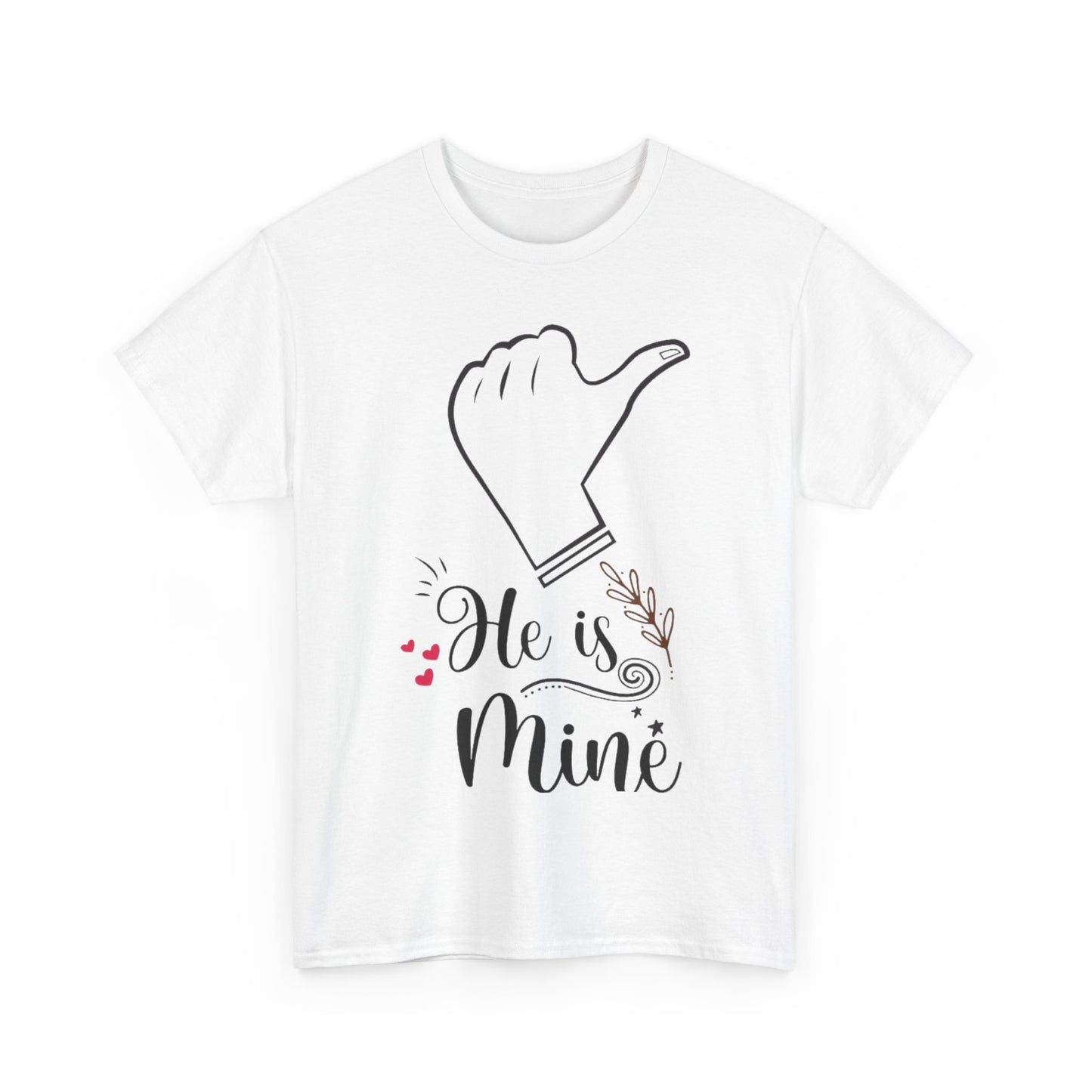 HE IS MINE/SHE IS MINE Couples Tshirt 1 - Couples Fashion Wear