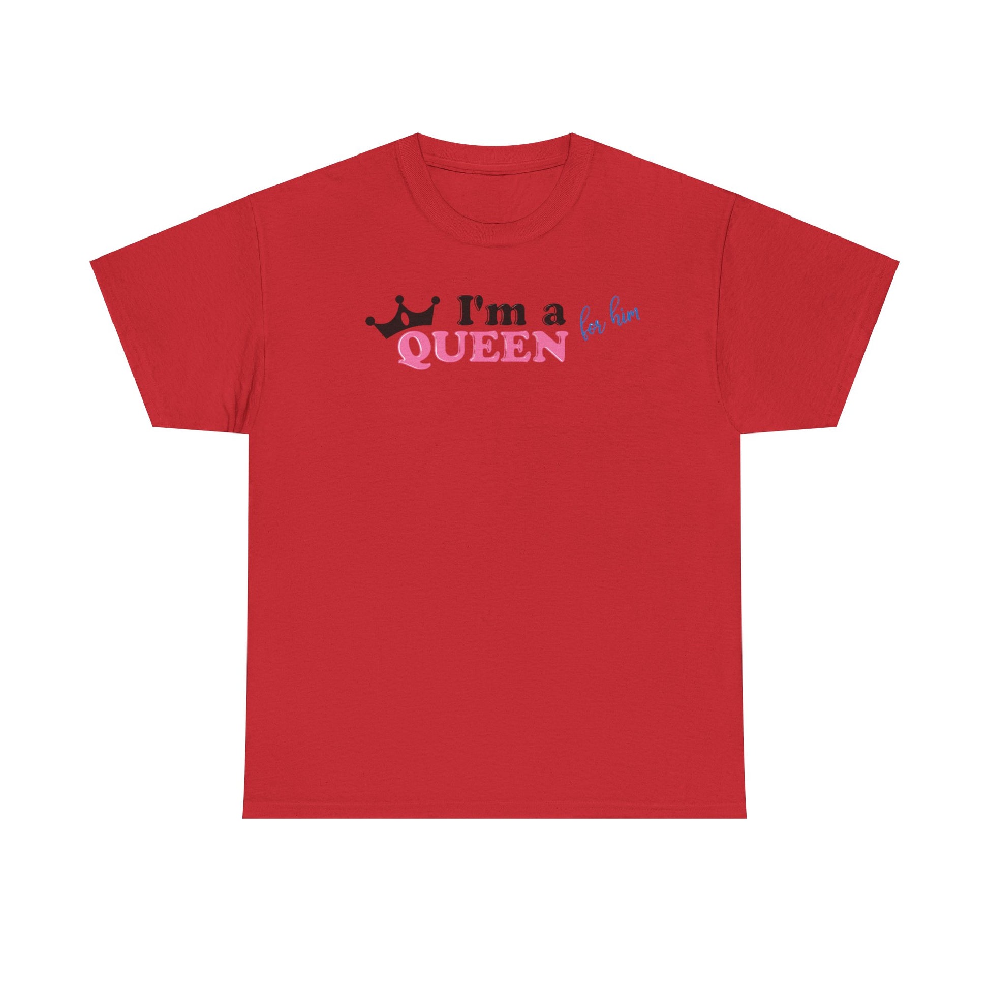 IM A KING For Her/ IM A QUEEN For Him Couples Tshirt 2 - Couples Fashion Wear Perfect for Martin Luther King Jr. Day 2025