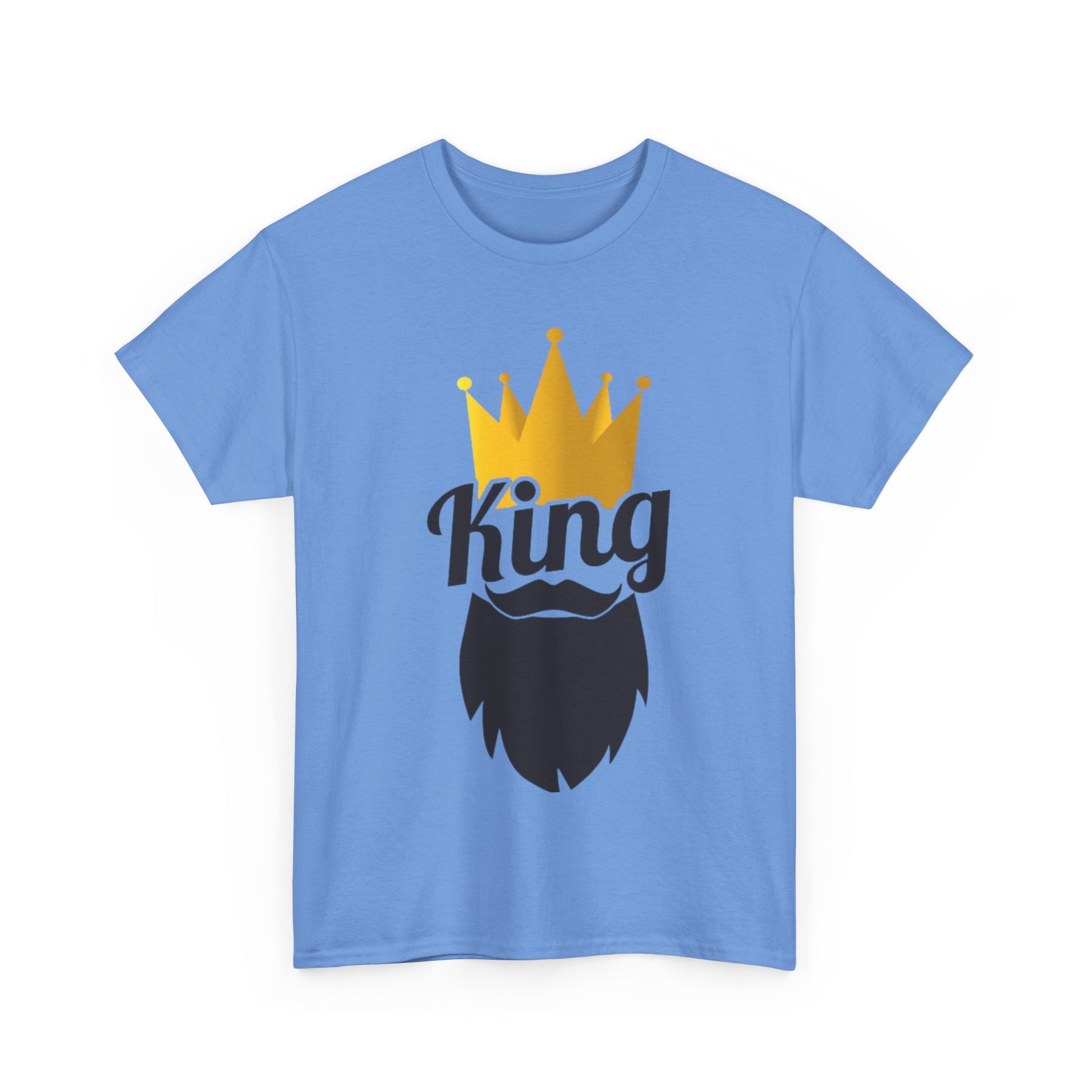 KING MUSTACHE/QUEEN LIPS Couples Tshirt 1 - Couples Fashion Wear