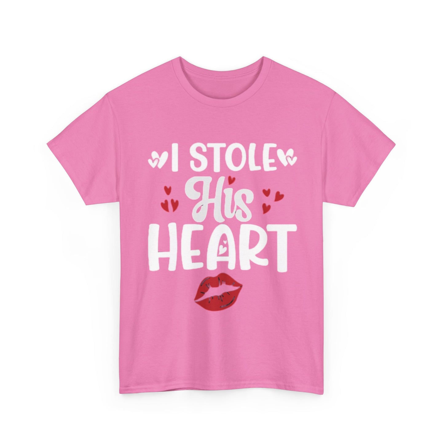 I STOLE HIS HEART/ I STOLE HER HEART Couples Tshirt 1 - Couples Fashion Wear