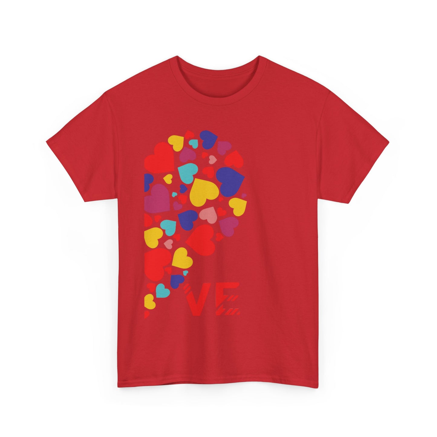 LO/VE HALF MINI HEARTS Couples Tshirt 2 - Couples Fashion Wear