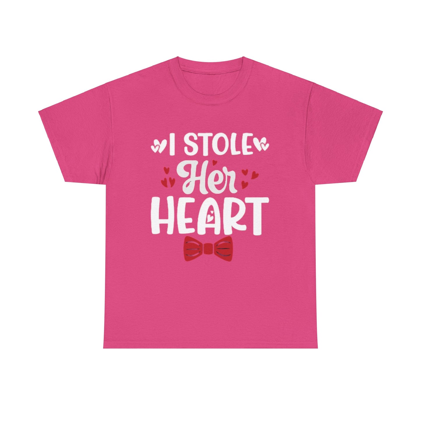 I STOLE HIS HEART/ I STOLE HER HEART Couples Tshirt 2 - Couples Fashion Wear