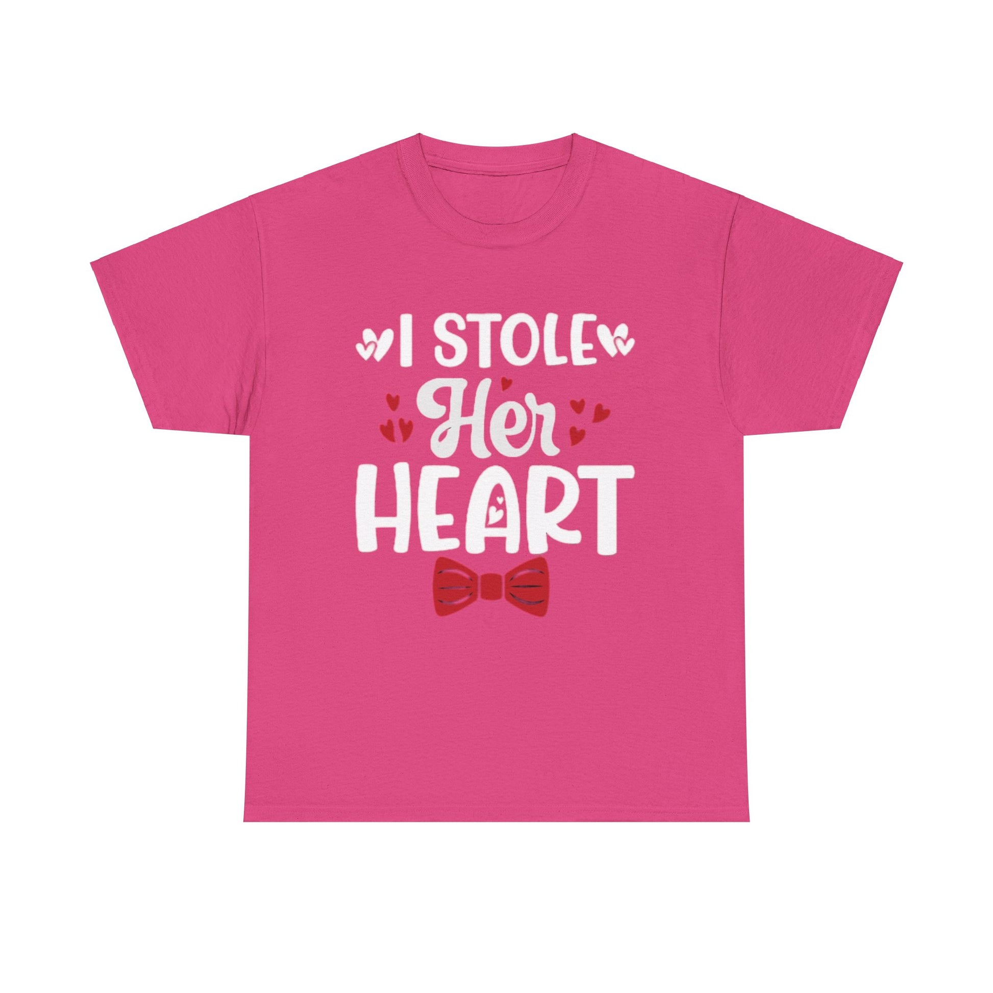 I STOLE HIS HEART/ I STOLE HER HEART Couples Tshirt 2 - Couples Fashion Wear