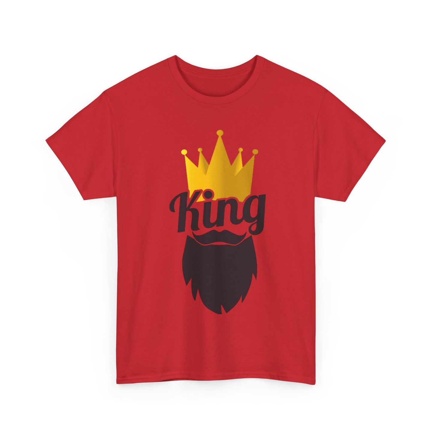 KING MUSTACHE/QUEEN LIPS Couples Tshirt 1 - Couples Fashion Wear