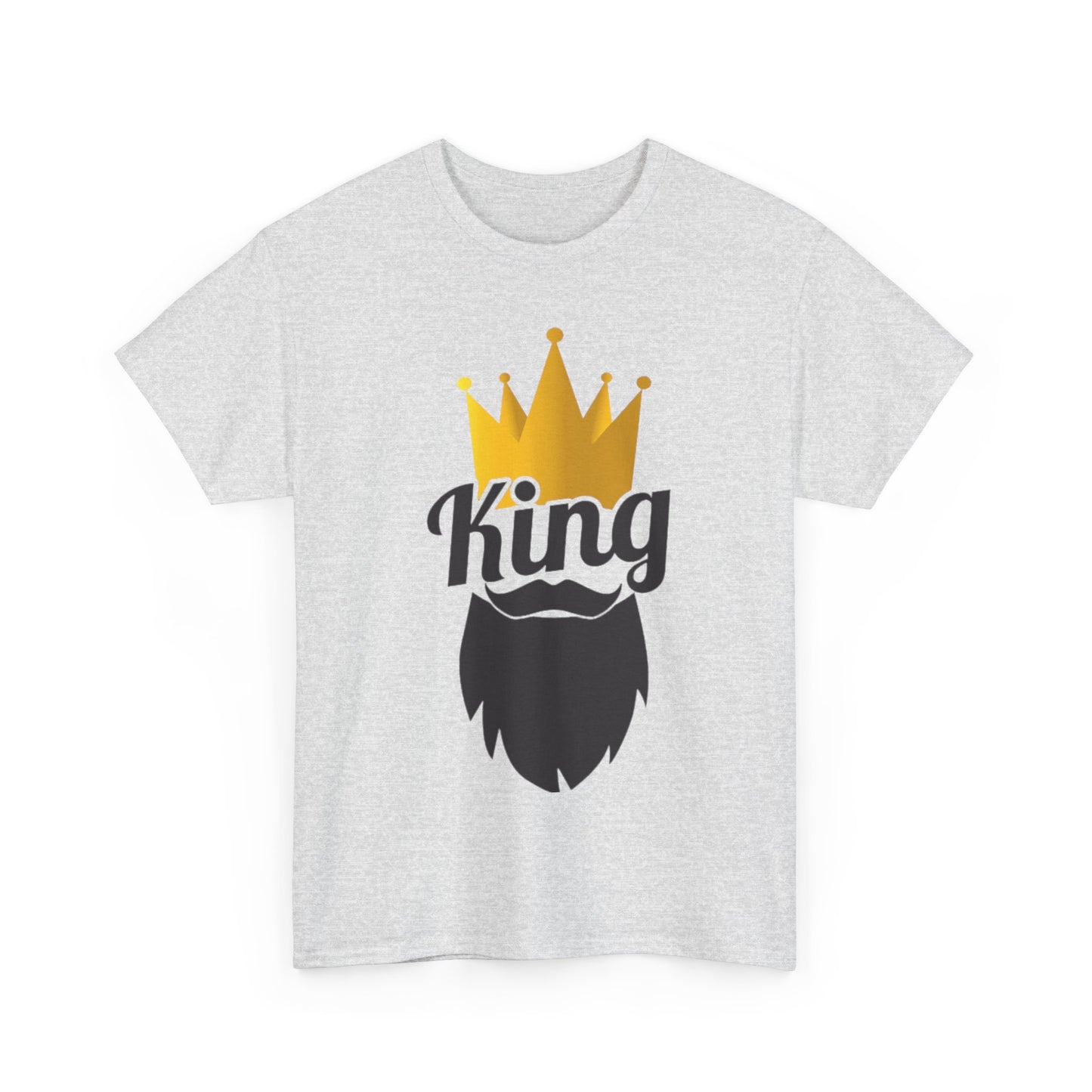 KING MUSTACHE/QUEEN LIPS Couples Tshirt 1 - Couples Fashion Wear