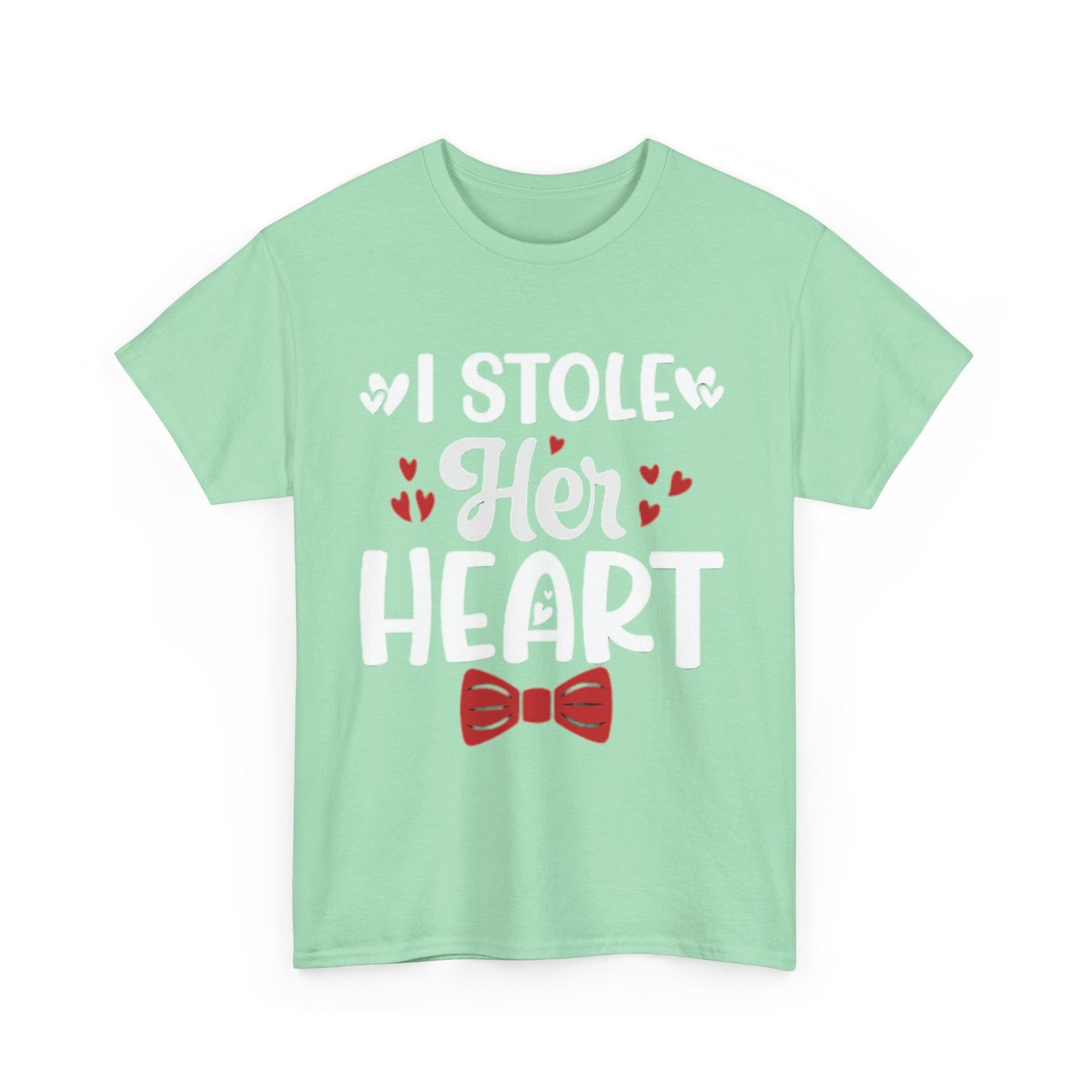 I STOLE HIS HEART/ I STOLE HER HEART Couples Tshirt 2 - Couples Fashion Wear