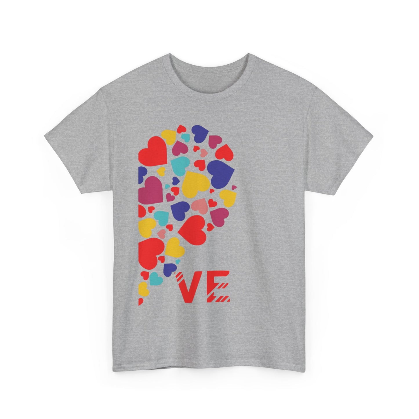 LO/VE HALF MINI HEARTS Couples Tshirt 2 - Couples Fashion Wear