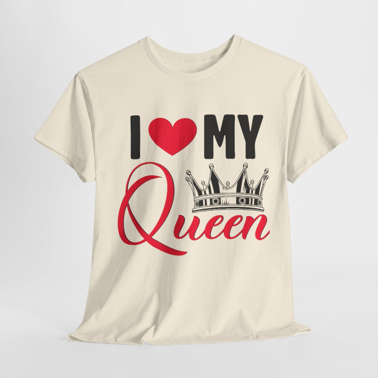 I LOVE MY KING/ I LOVE MY QUEEN Couples Tshirt 2