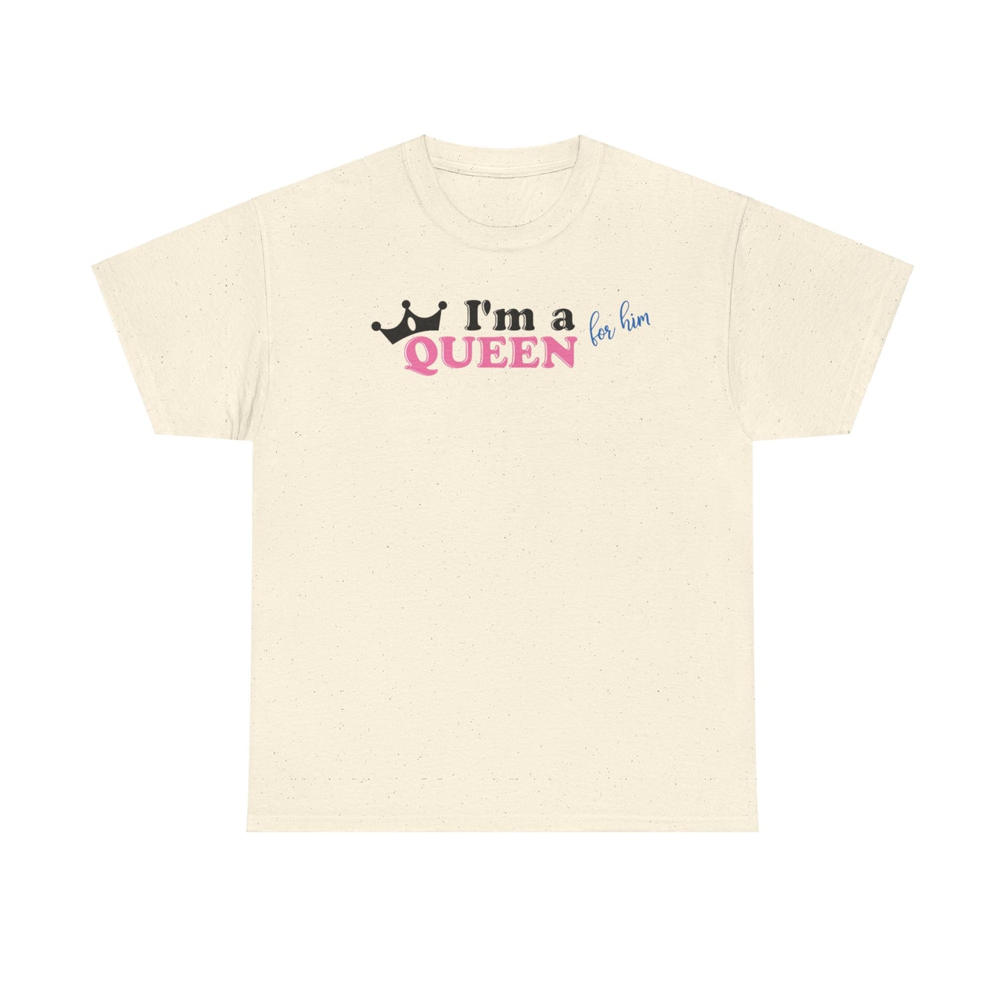 IM A KING For Her/ IM A QUEEN For Him Couples Tshirt 2 - Couples Fashion Wear Perfect for Martin Luther King Jr. Day 2025