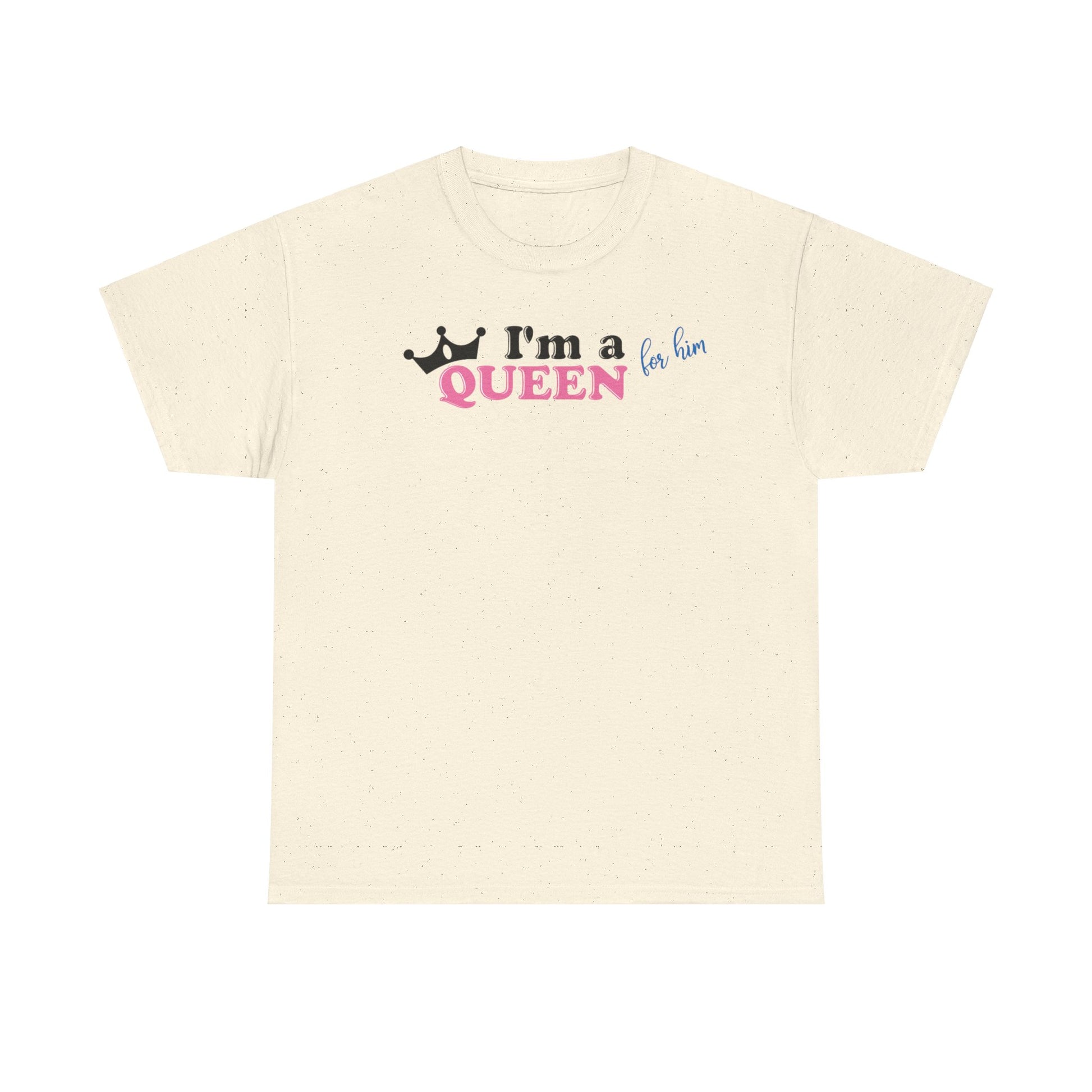 IM A KING For Her/ IM A QUEEN For Him Couples Tshirt 2 - Couples Fashion Wear Perfect for Martin Luther King Jr. Day 2025