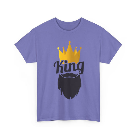 KING MUSTACHE/QUEEN LIPS Couples Tshirt 1 - Couples Fashion Wear