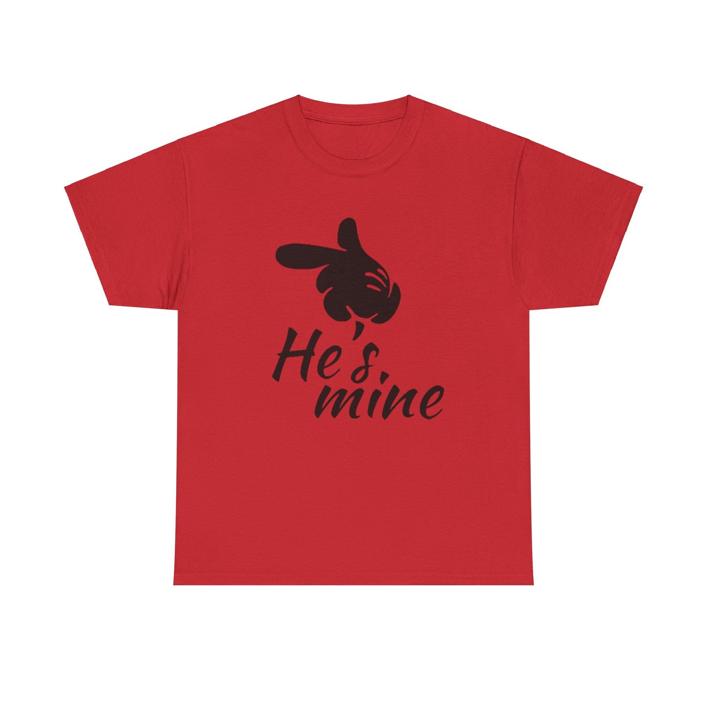 HE'S MINE/SHE'S MINE Couples Tshirt 1