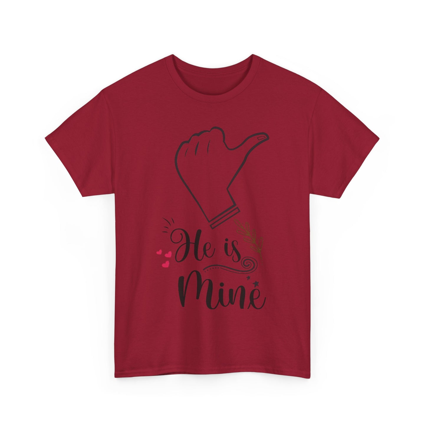 HE IS MINE/SHE IS MINE Couples Tshirt 1 - Couples Fashion Wear