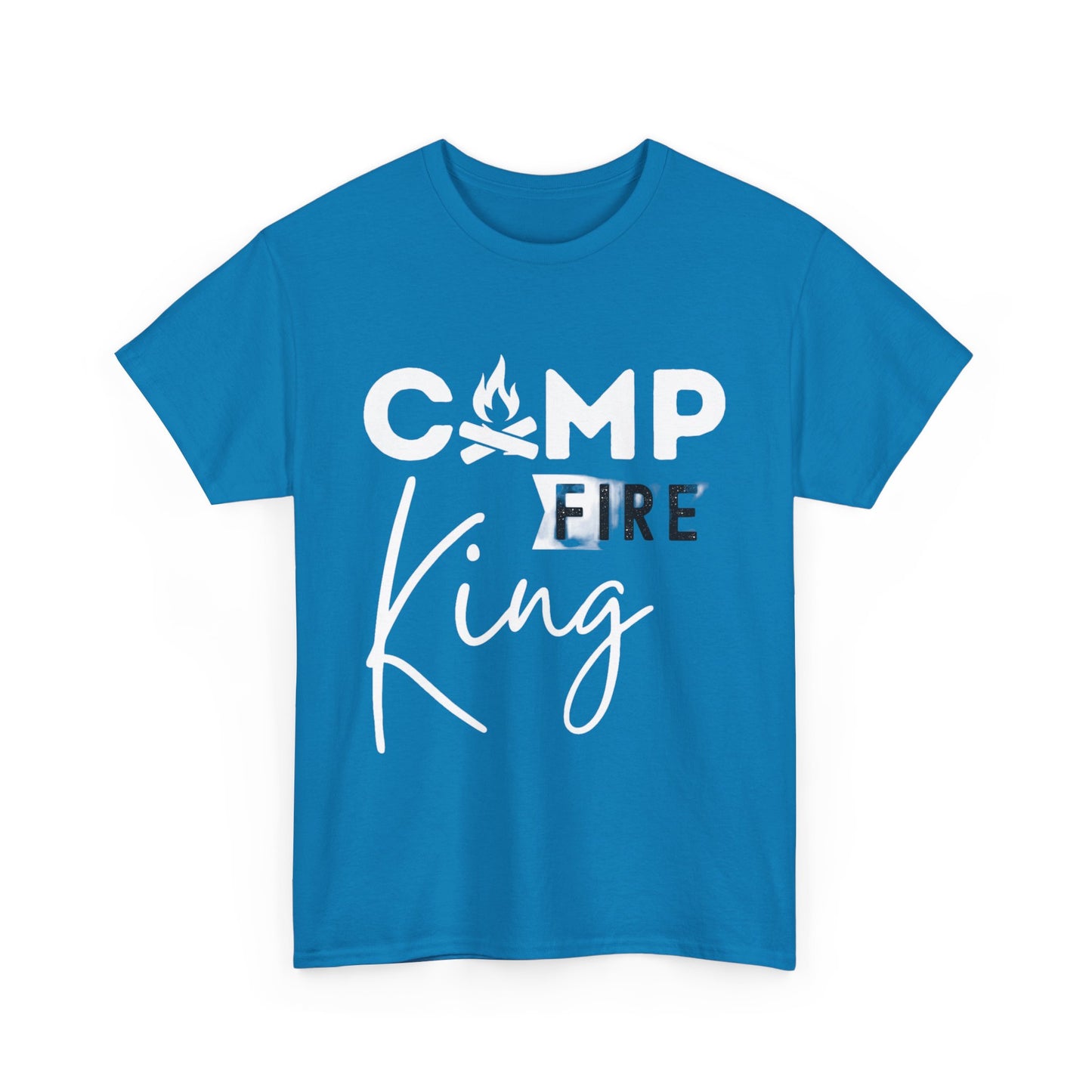 CAMP FIRE KING/ CAMP FIRE QUEEN Couples Tshirt 1