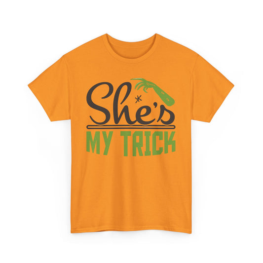 HE'S MY TREAT/SHE'S MY TRICK Couples Tshirt 2 - Couples Fashion Wear