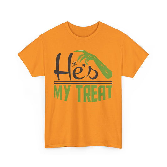 HE'S MY TREAT/SHE'S MY TRICK Couples Tshirt 1 - Couples Fashion Wear