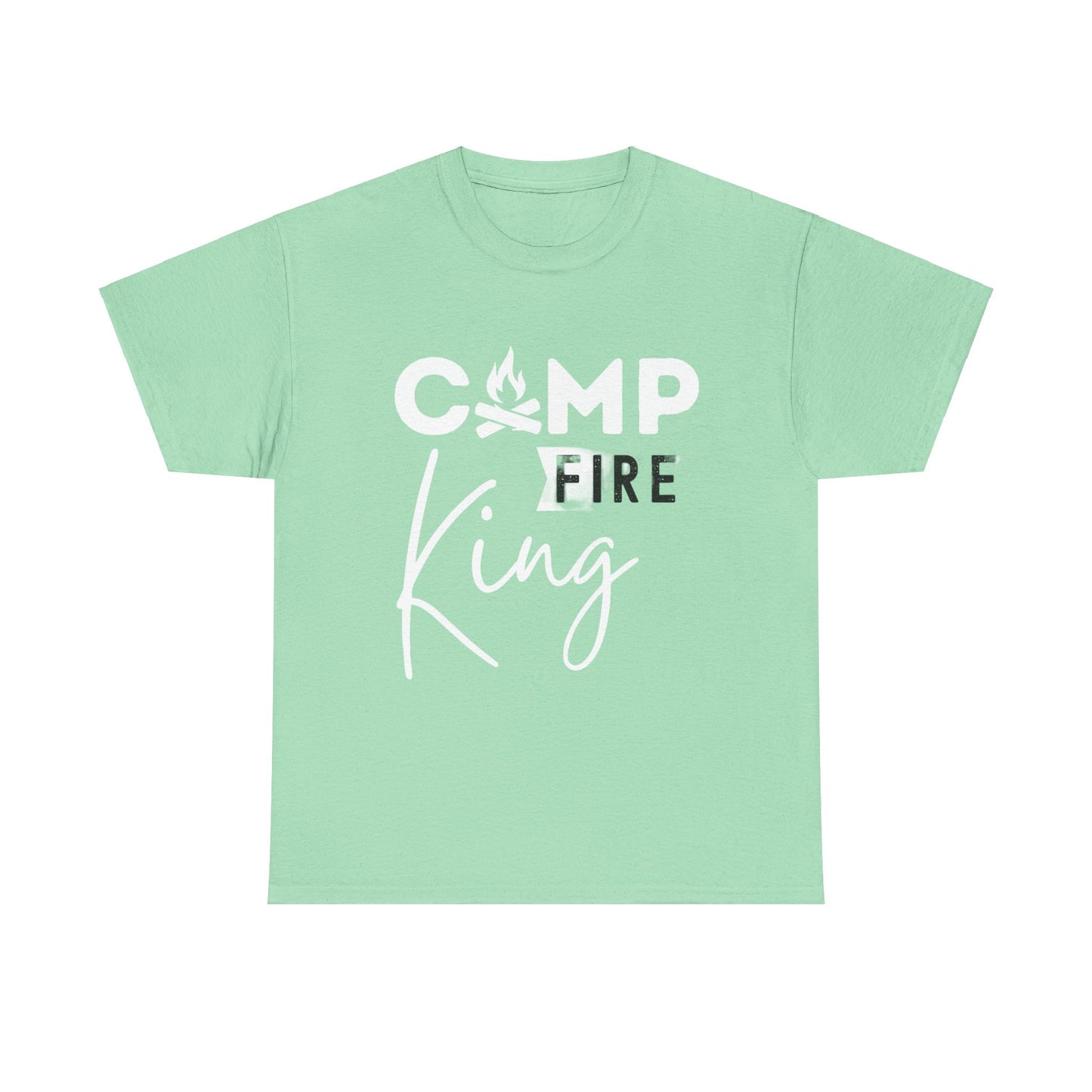 CAMP FIRE KING/ CAMP FIRE QUEEN Couples Tshirt 1