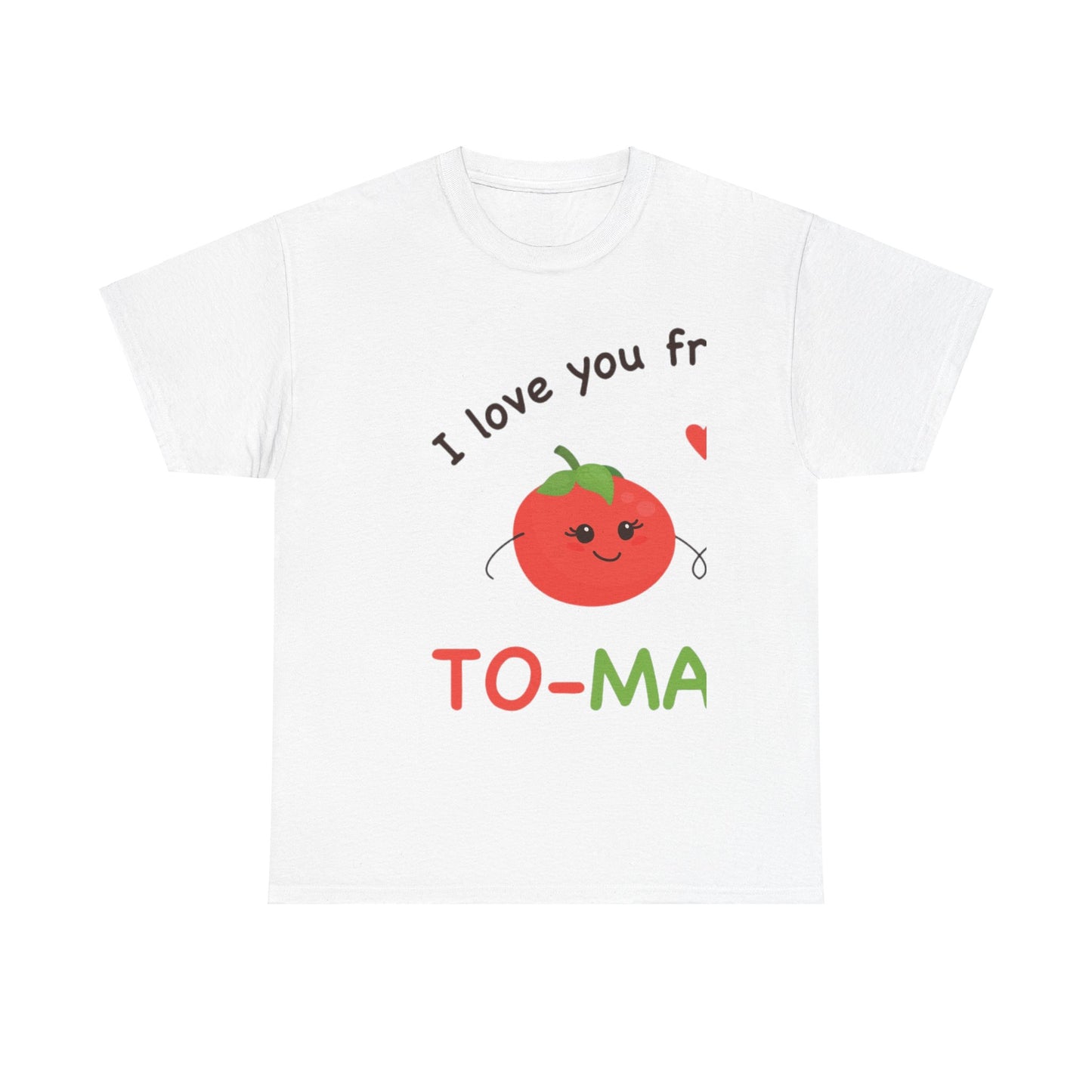 I LOVE YOU FROM MY HEAD TO-MA-TOES Couples Tshirt 1