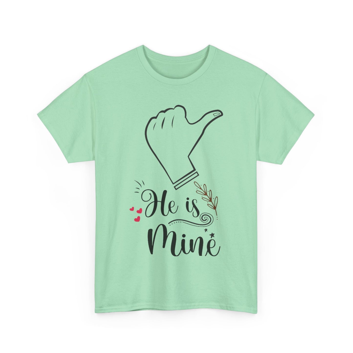 HE IS MINE/SHE IS MINE Couples Tshirt 1 - Couples Fashion Wear