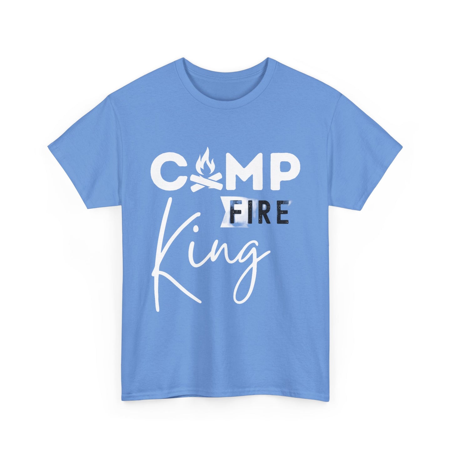 CAMP FIRE KING/ CAMP FIRE QUEEN Couples Tshirt 1