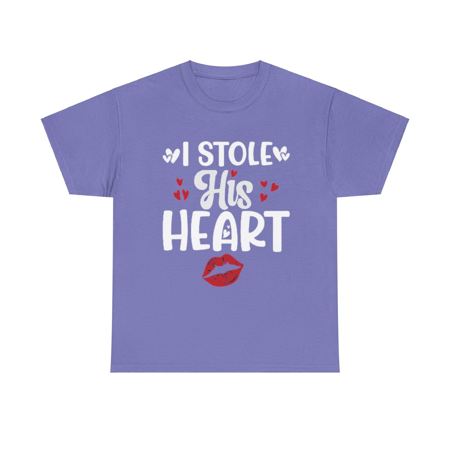 I STOLE HIS HEART/ I STOLE HER HEART Couples Tshirt 1 - Couples Fashion Wear