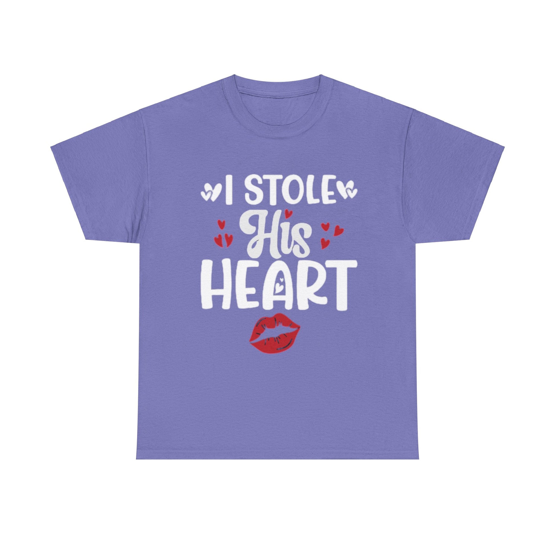 I STOLE HIS HEART/ I STOLE HER HEART Couples Tshirt 1 - Couples Fashion Wear