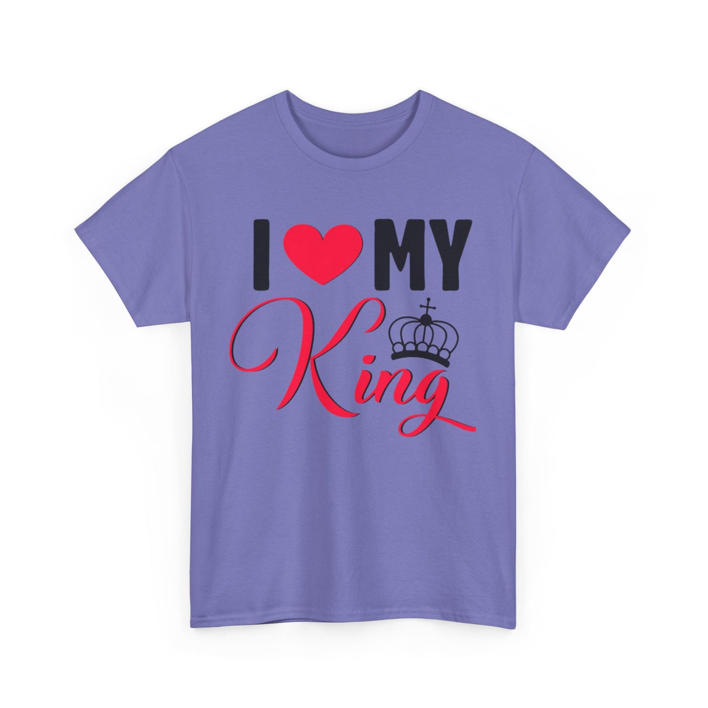 I LOVE MY KING/ I LOVE MY QUEEN w/ Crown Couples Tshirt 1 - Couples Fashion Wear