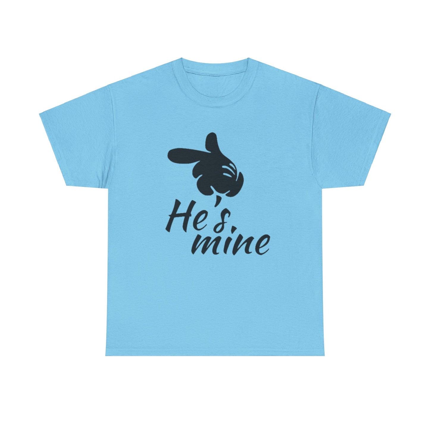 HE'S MINE/SHE'S MINE Couples Tshirt 1