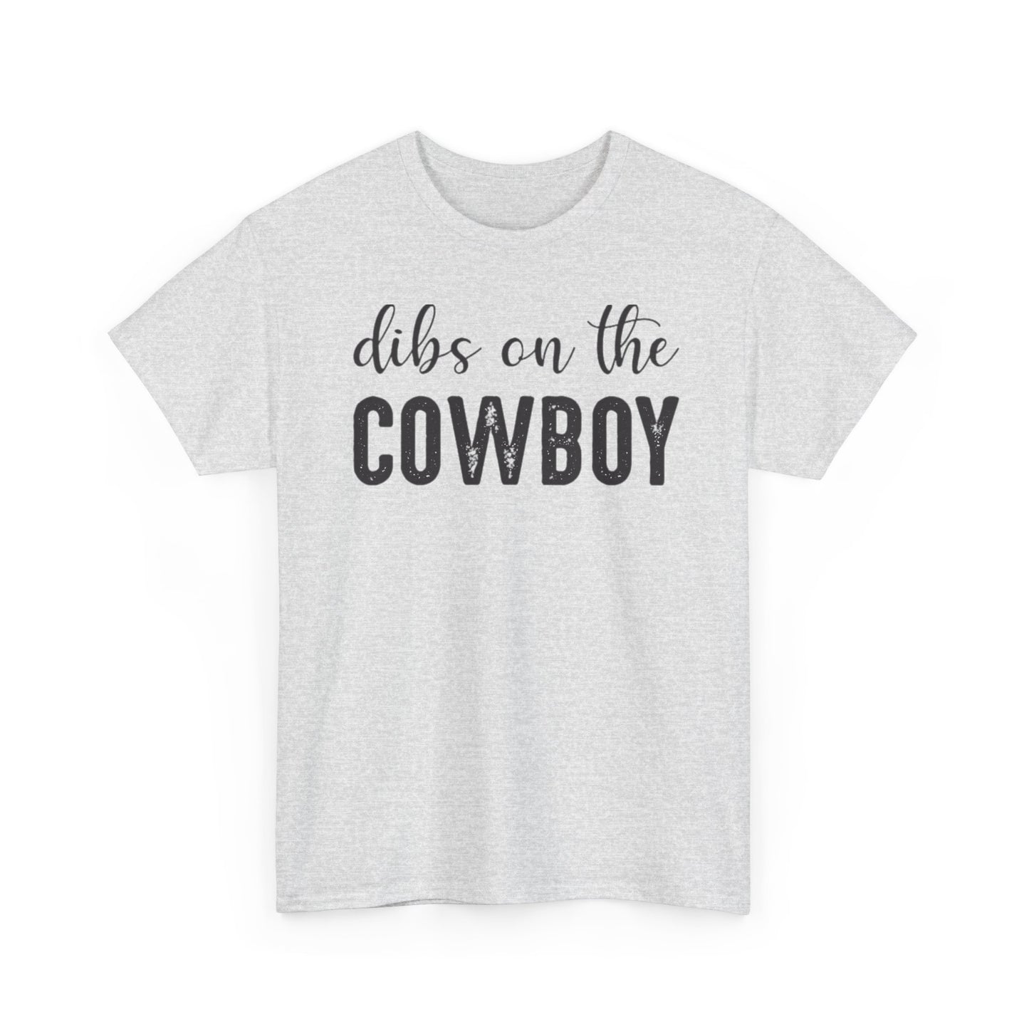 THE COWBOY/DIBS ON THE COWBOY Couples Tshirt 2 - Couples Fashion Wear