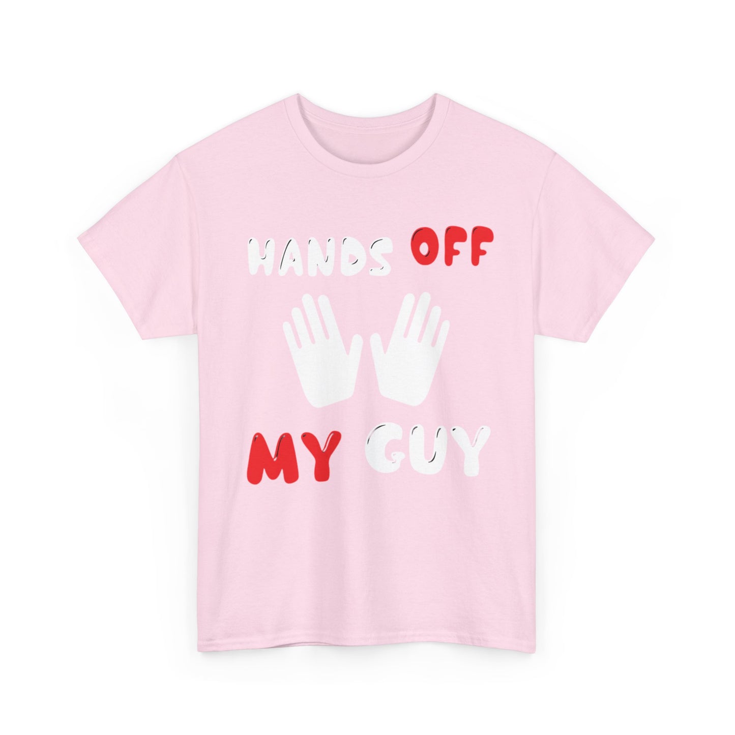 HANDS OFF MY GUY/HANDS OFF MY GIRL Couples Tshirt 1 - Couples Fashion Wear