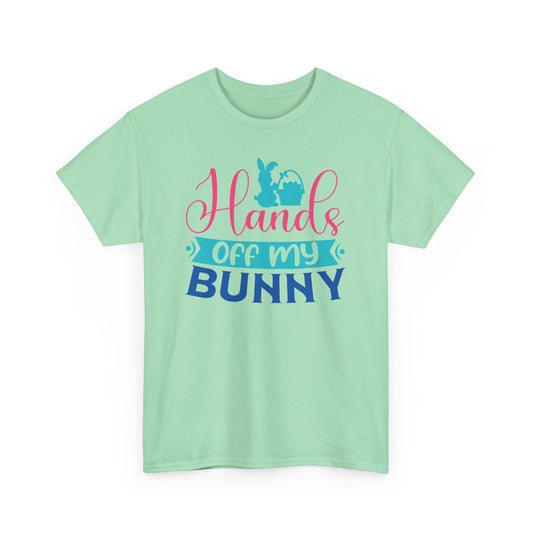 HANDS OFF MY BUNNY/HANDS OFF MY EGGS Couples Tshirt 1 - Couples Fashion Wear