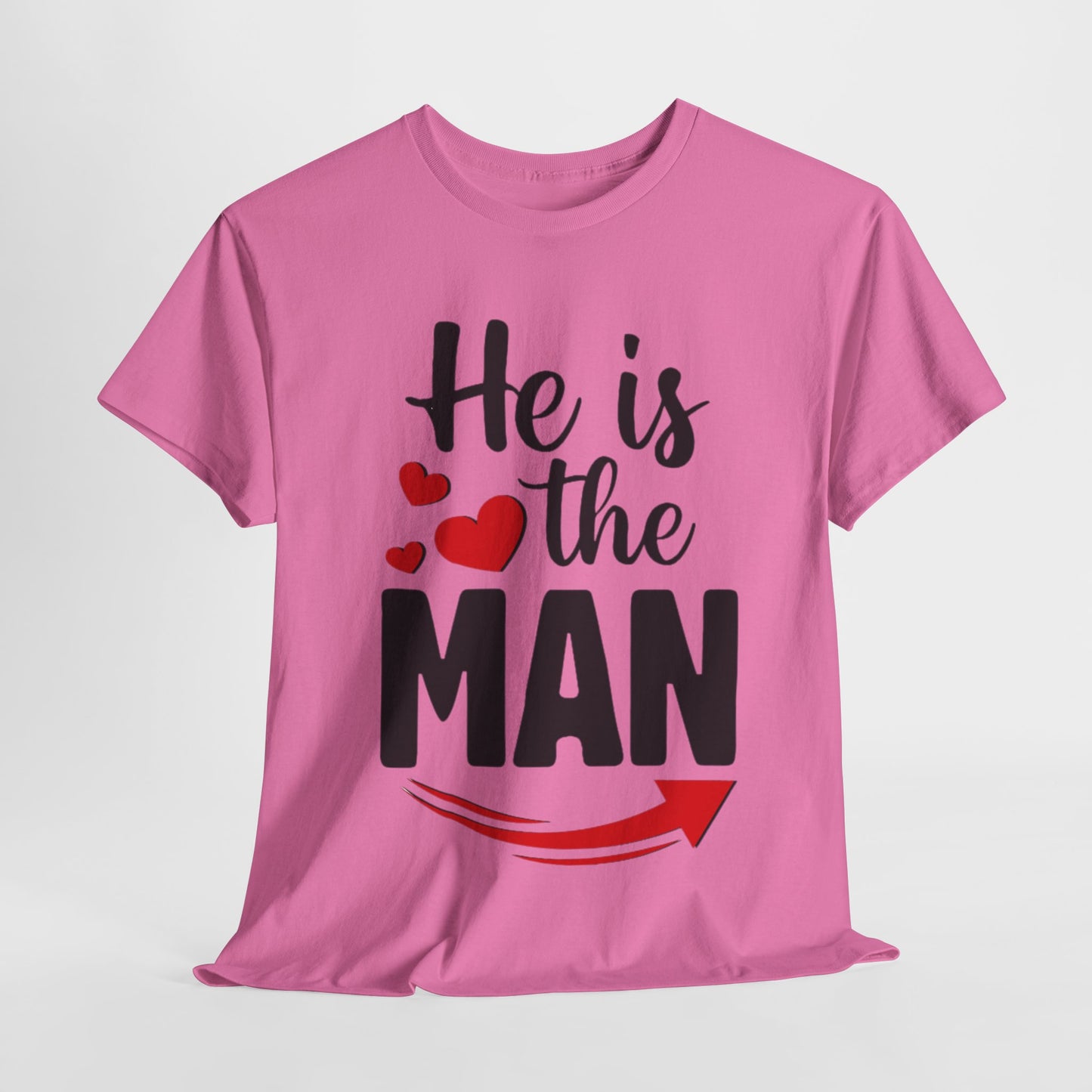 HE IS THE MAN/BUT SHE IS THE BOSS Couples Tshirt 1 - Couples Fashion Wear