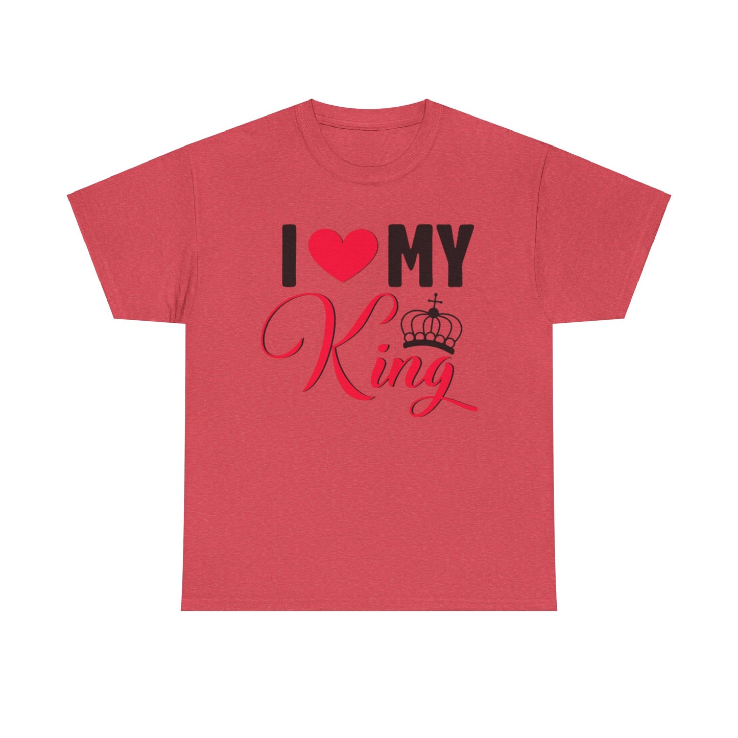 I LOVE MY KING/ I LOVE MY QUEEN Couples Tshirt 1