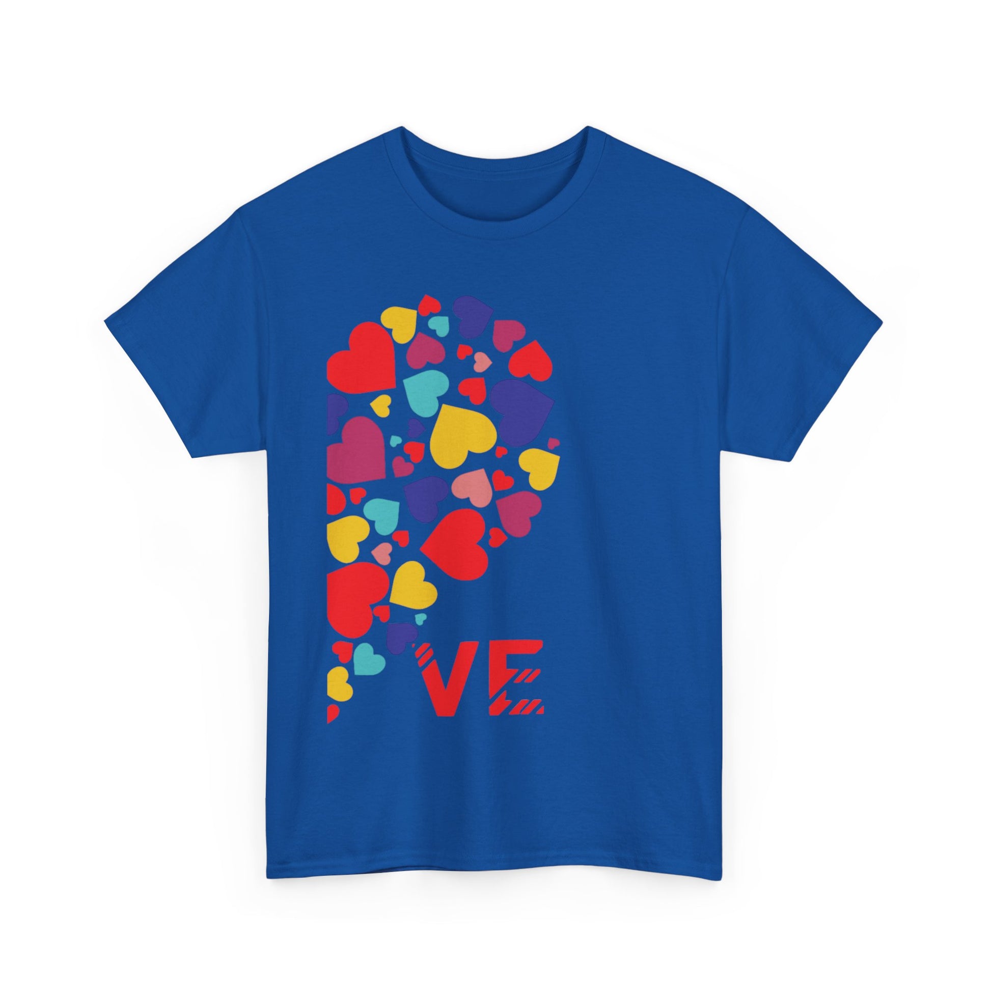 LO/VE HALF MINI HEARTS Couples Tshirt 2 - Couples Fashion Wear