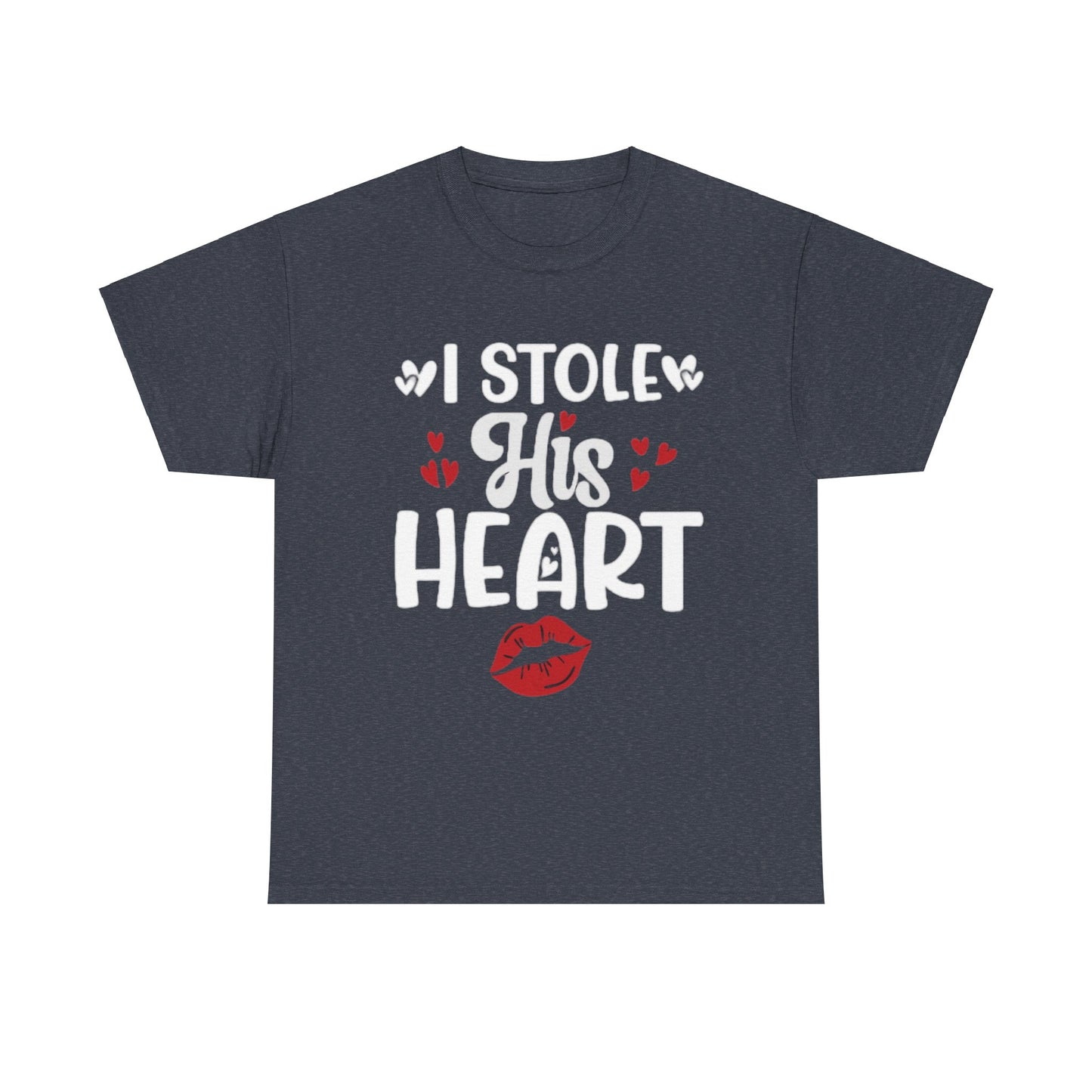 I STOLE HIS HEART/ I STOLE HER HEART Couples Tshirt 1 - Couples Fashion Wear